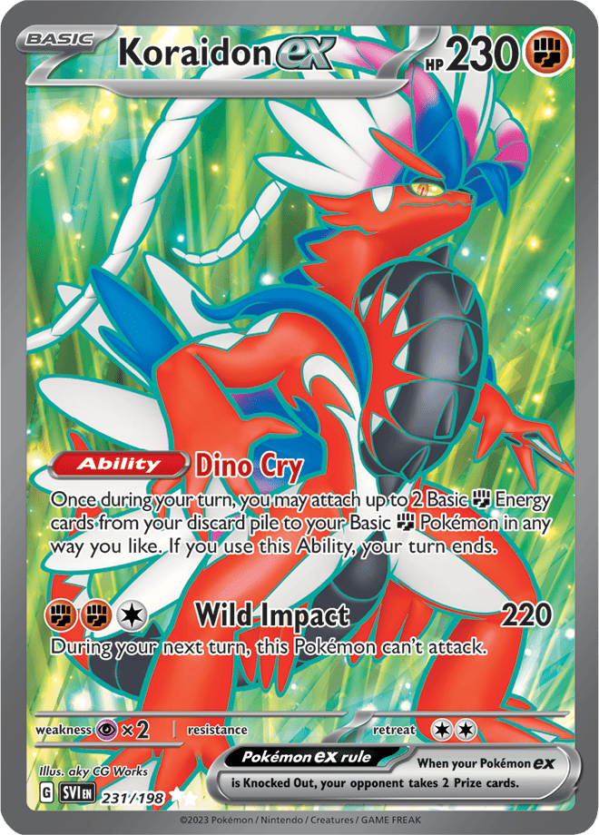 Koraidon ex 231/198 (Ultra Rare)