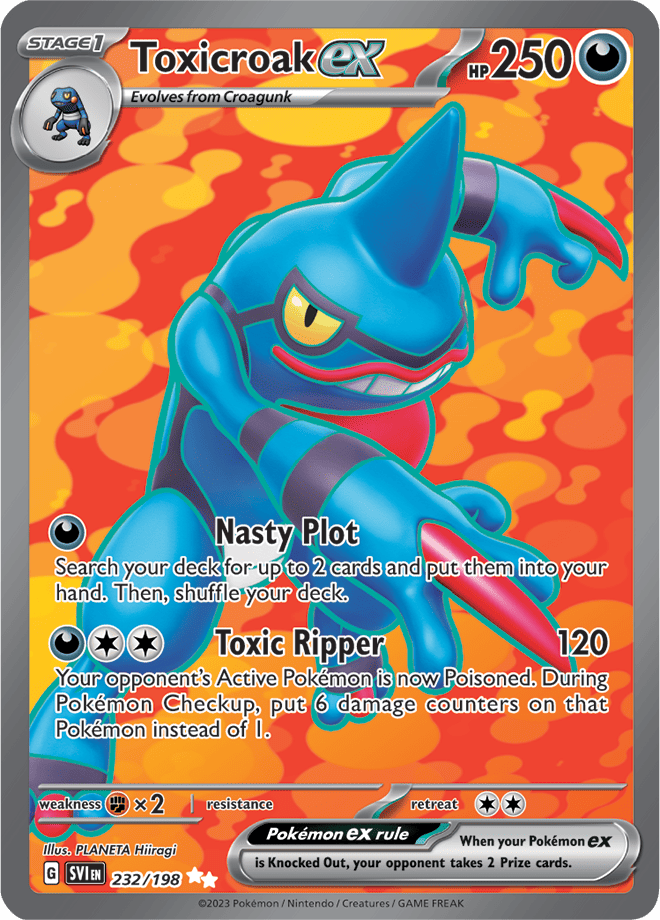 Toxicroak ex 232/198 (Ultra Rare)