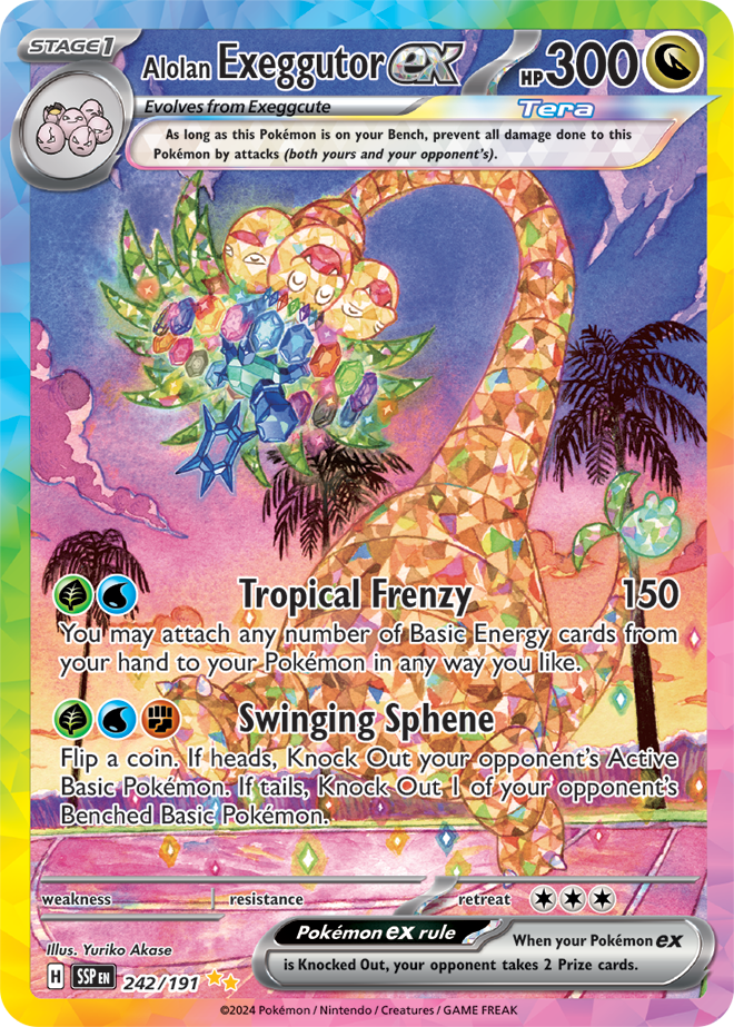 Alolan Exeggutor ex 242/191 (Special Illustration Rare)