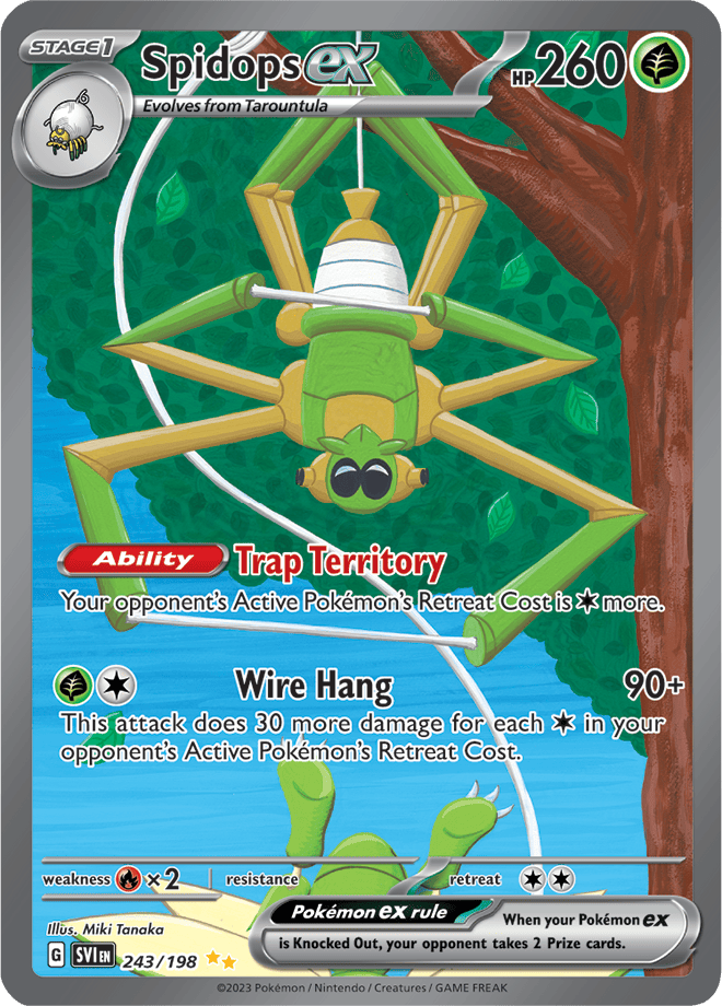 Spidops ex 243/198 (Special Illustration Rare)