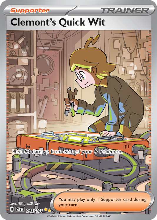 Clemont's Quick Wit 243/191 (Special Illustration Rare)