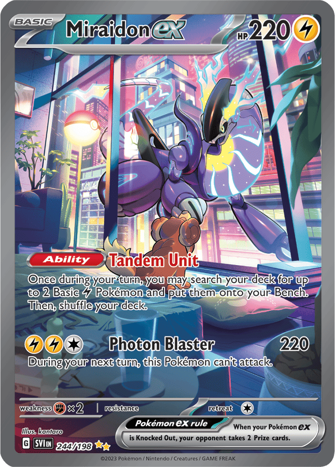 Miraidon ex 244/198 (Special Illustration Rare)