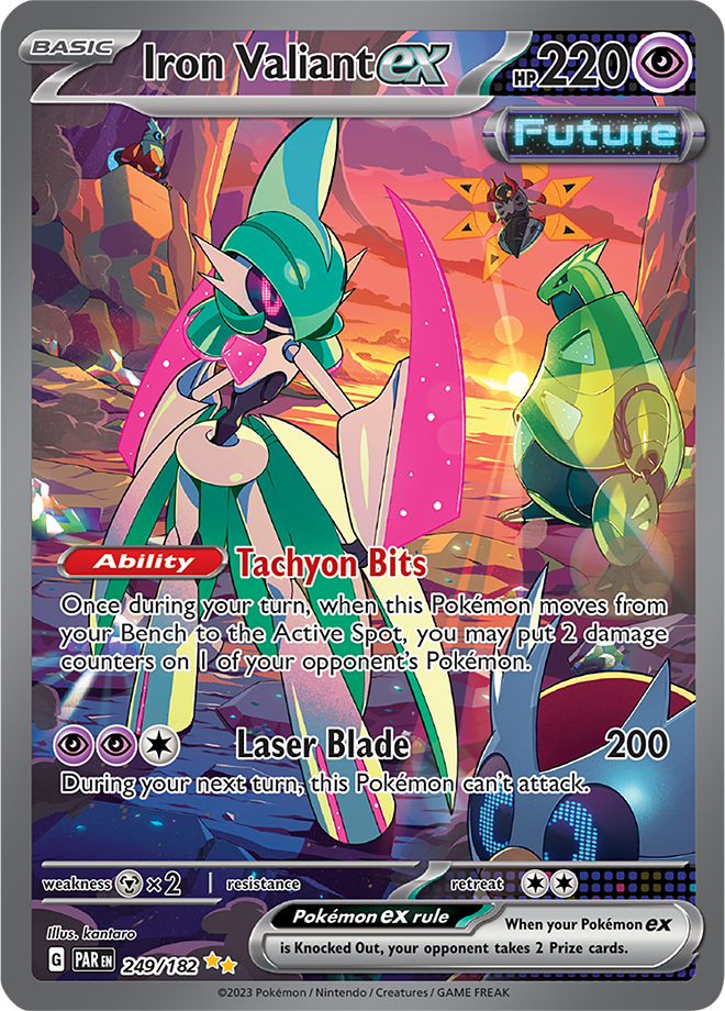 Iron Valiant ex 249/182 (Special Illustration Rare)