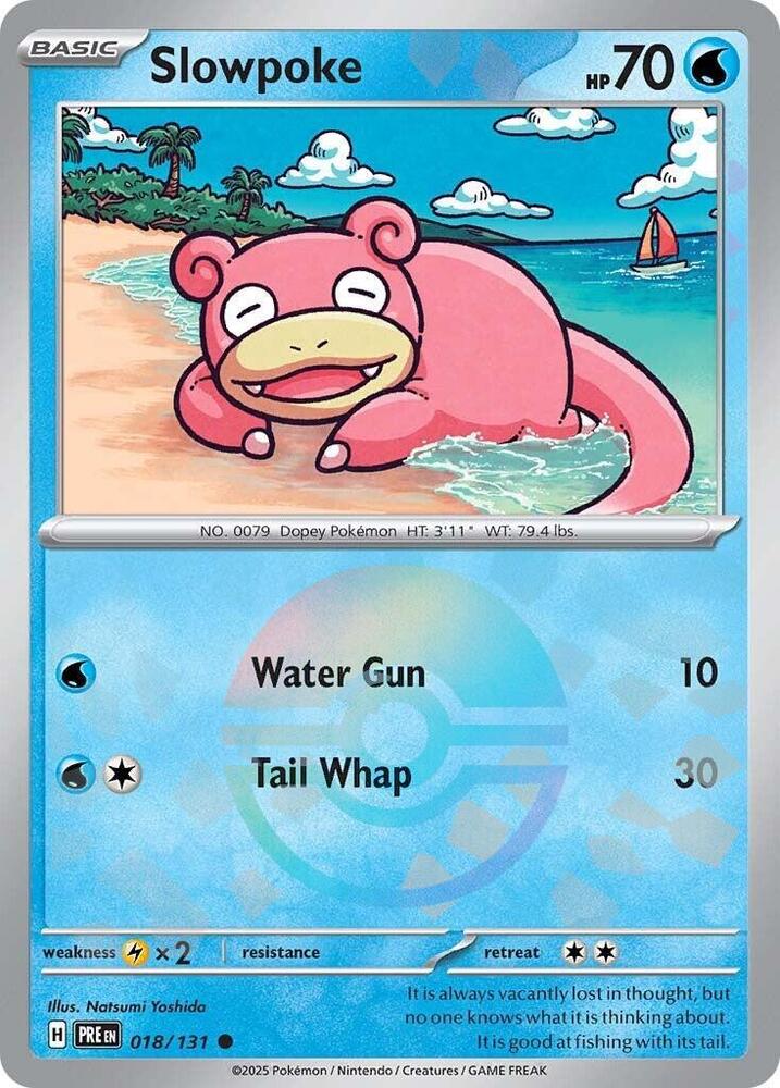 Slowpoke 018/131 (Poke Ball Pattern)