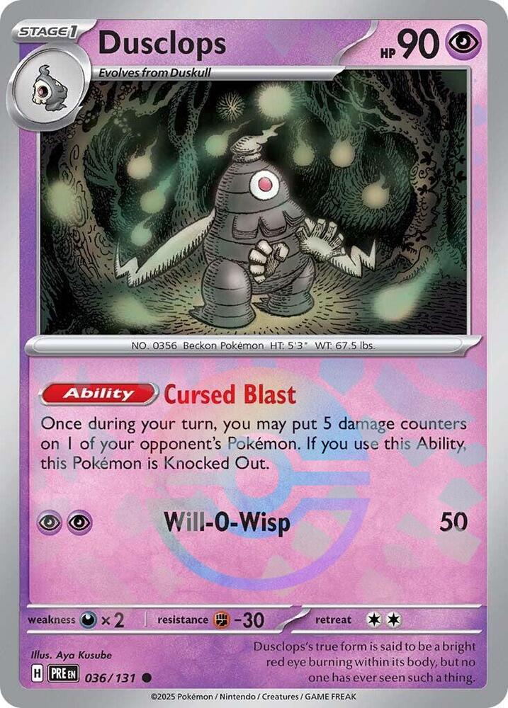 Dusclops 036/131 (Poke Ball Pattern)