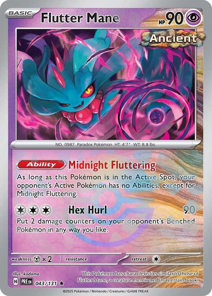 Flutter Mane 043/131 (Poke Ball Pattern)