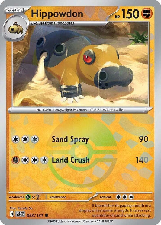 Hippowdon 053/131 (Poke Ball Pattern)