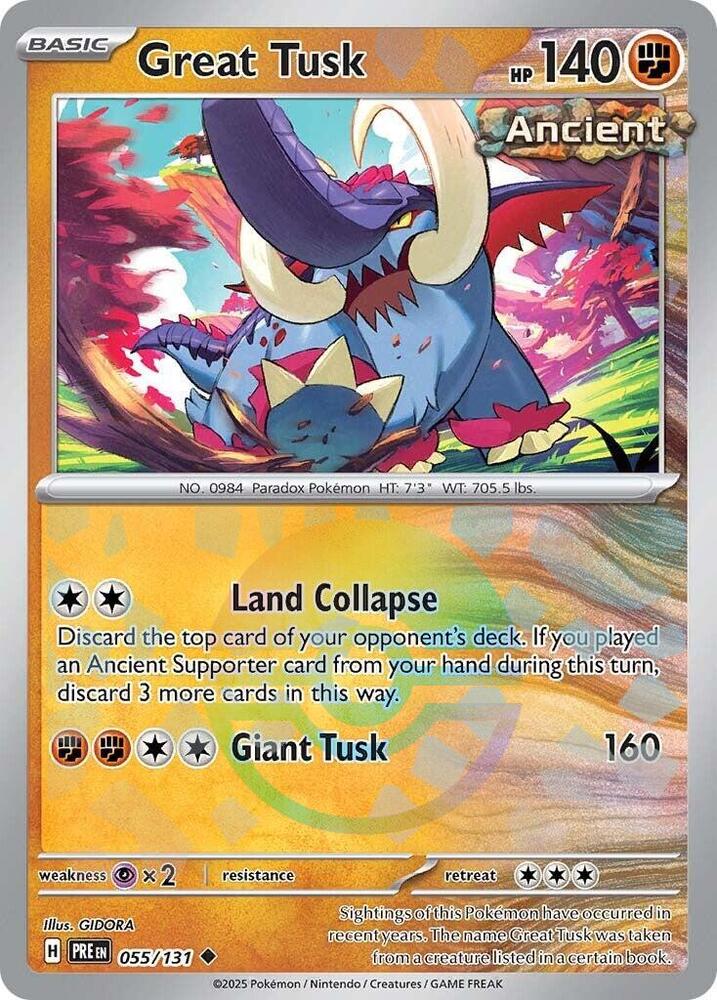 Great Tusk 055/131 (Poke Ball Pattern)