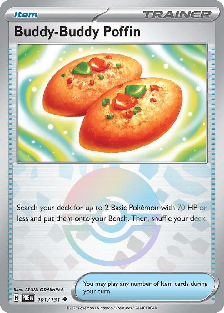 Buddy-Buddy Poffin 101/131 (Poke Ball Pattern)