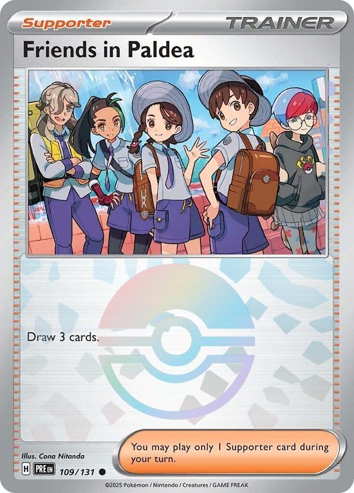 Friends in Paldea 109/131 (Poke Ball Pattern)