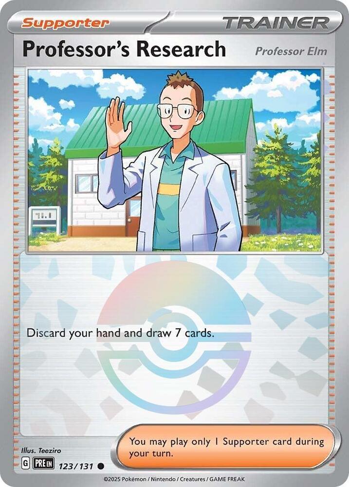 Professor's Research [Professor Elm] 123/131 (Poke Ball Pattern)