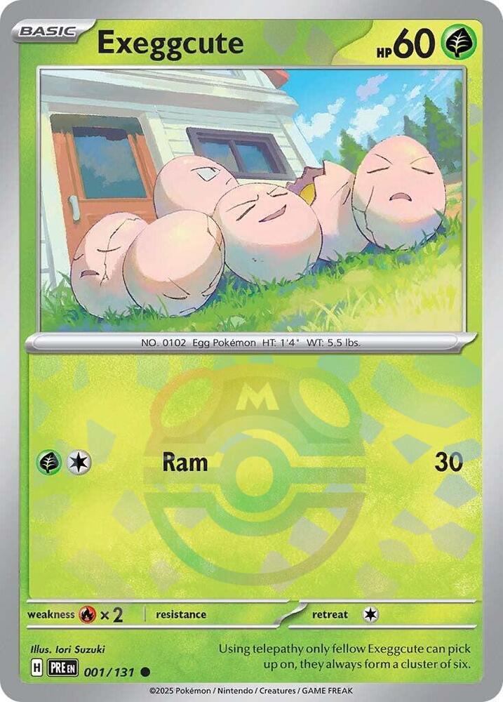 Exeggcute 001/131 (Master Ball Pattern)