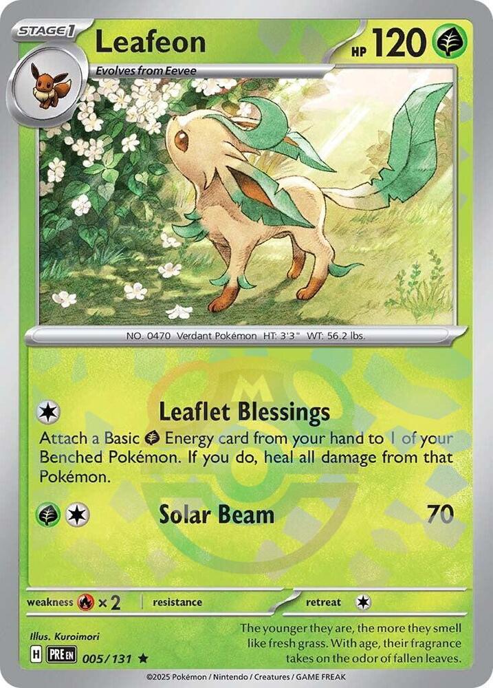Leafeon 005/131 (Master Ball Pattern)