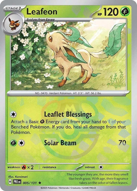Leafeon 005/131 (Master Ball Pattern)