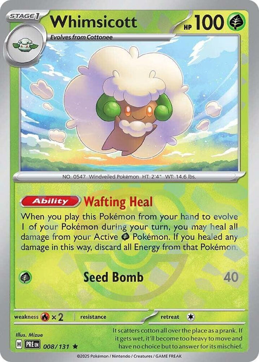Whimsicott 008/131 (Master Ball Pattern)