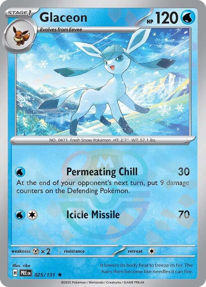 Glaceon 025/131 (Master Ball Pattern)