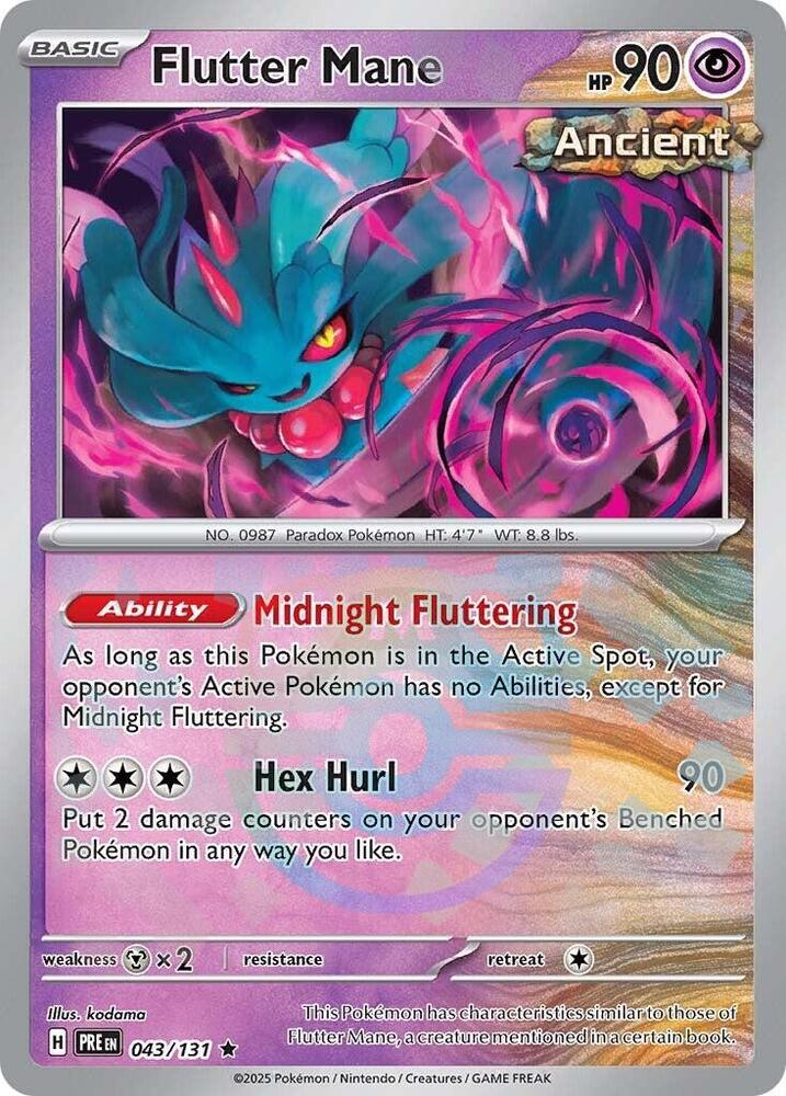 Flutter Mane 043/131 (Master Ball Pattern)