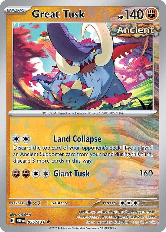 Great Tusk 055/131 (Master Ball Pattern)