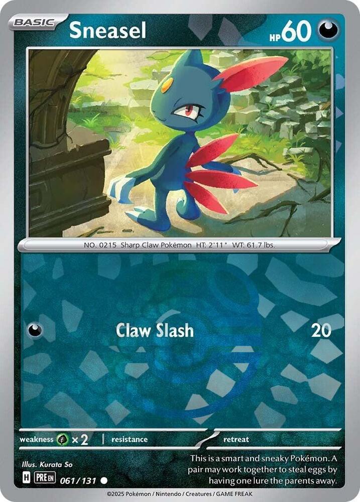 Sneasel 061/131 (Master Ball Pattern)