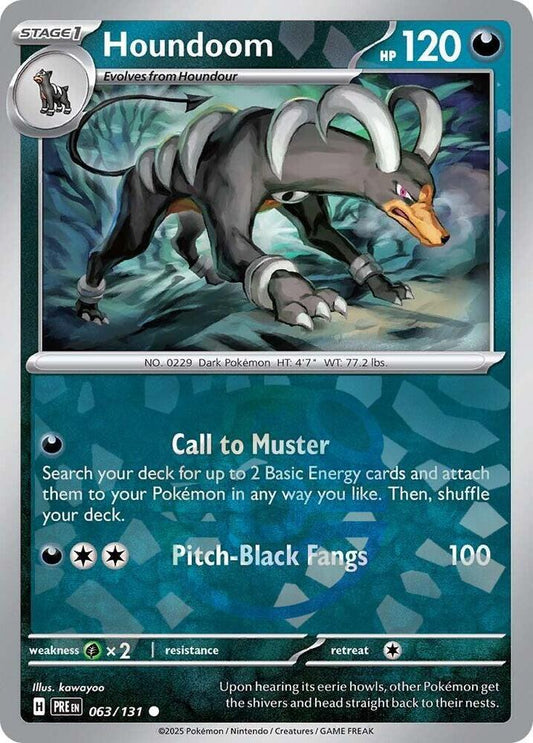 Houndoom 063/131 (Master Ball Pattern)