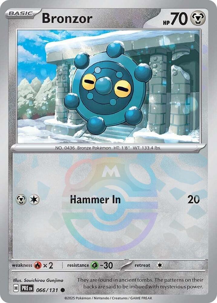 Bronzor 066/131 (Master Ball Pattern)