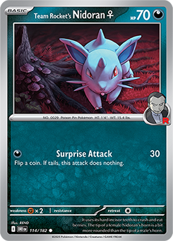 Team Rocket's Nidoran? 114/182
