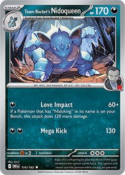 Team Rocket's Nidoqueen 116/182
