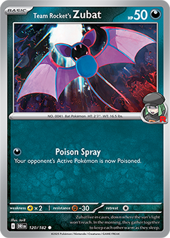 Team Rocket's Zubat 120/182