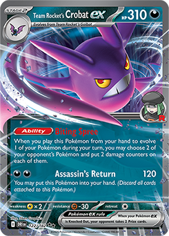 Team Rocket's Crobat ex 122/182