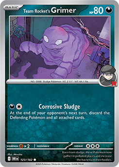 Team Rocket's Grimer 123/182