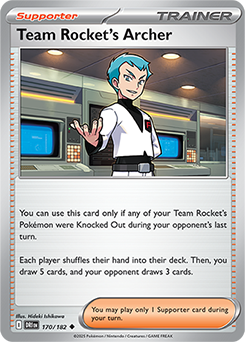 Team Rocket's Archer 170/182