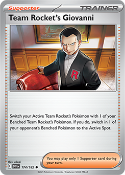 Team Rocket's Giovanni 174/182
