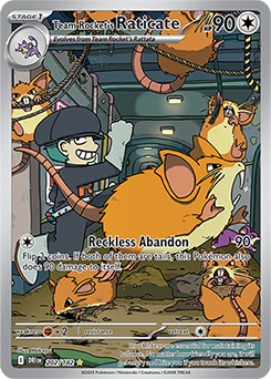 Team Rocket's Raticate 202/182 (Illustration Rare)