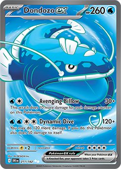 Dondozo ex 211/182 (Ultra Rare)