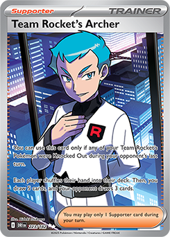 Team Rocket's Archer 223/182 (Ultra Rare)