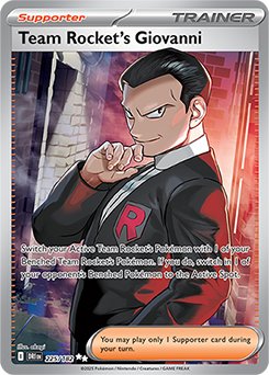 Team Rocket's Giovanni 225/182 (Ultra Rare)