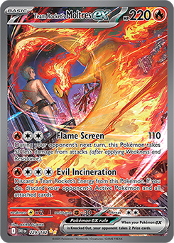 Team Rocket's Moltres ex 229/182 (Special Illustration Rare)