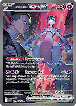 Team Rocket's Mewtwo ex 231/182 (Special Illustration Rare)
