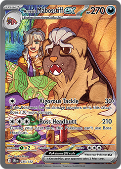 Arven's Mabosstiff ex 235/182 (Special Illustration Rare)