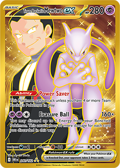Team Rocket's Mewtwo ex 240/182 (Hyper Rare)
