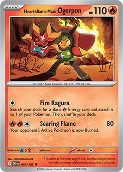 Hearthflame Mask Ogerpon 044/182