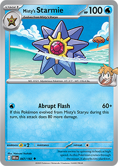 Misty's Starmie 047/182