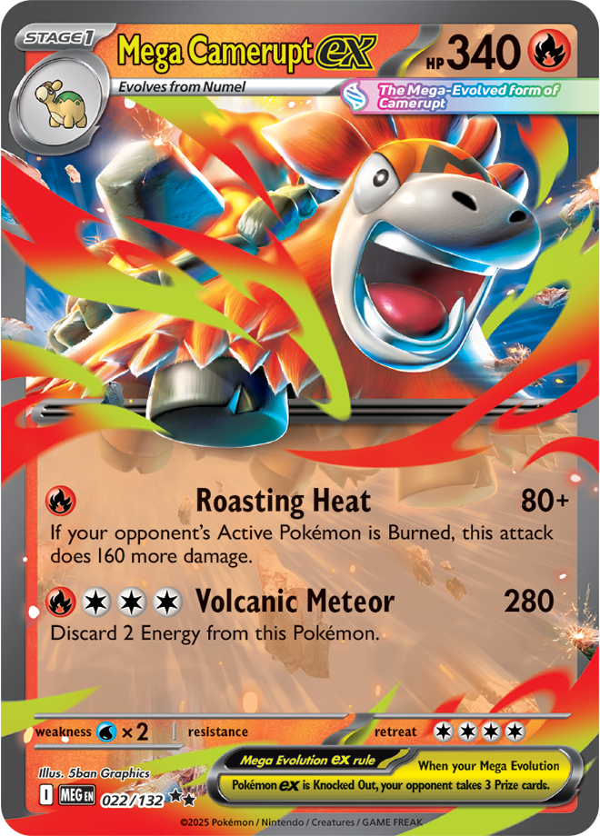 Mega Camerupt ex 022/132