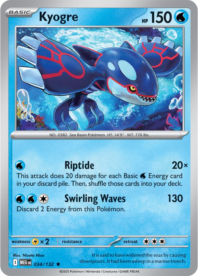 Kyogre 034/132