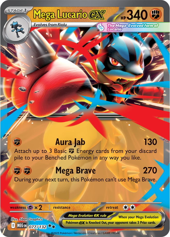 Mega Lucario ex 077/132