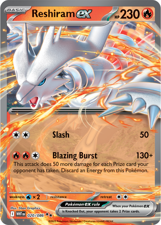 Reshiram ex 020/086