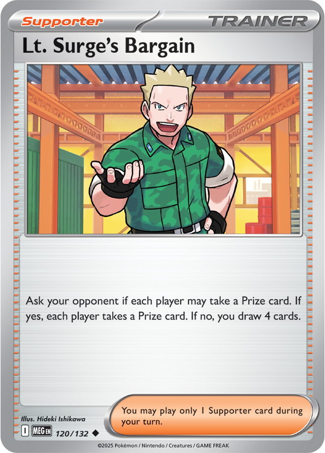 Lt. Surge's Bargain 120/132
