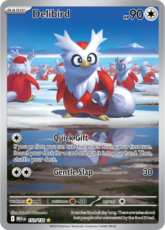 Delibird 152/132 (Illustration Rare)