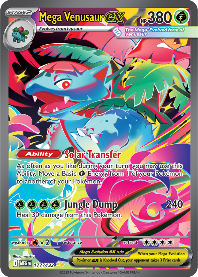 Mega Venusaur ex 177/132 (Special Illustration Rare)
