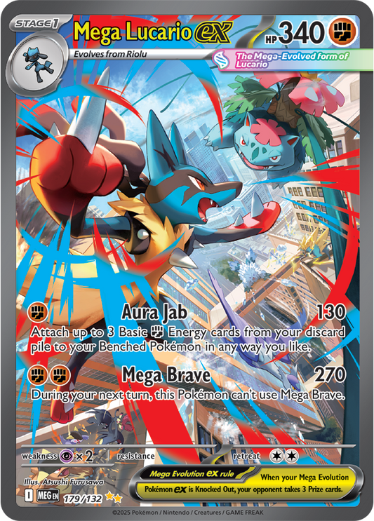 Mega Lucario ex 179/132 (Special Illustration Rare)